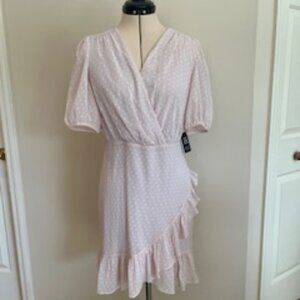 NWT Express Light Pink Dress with Lining Size Medium